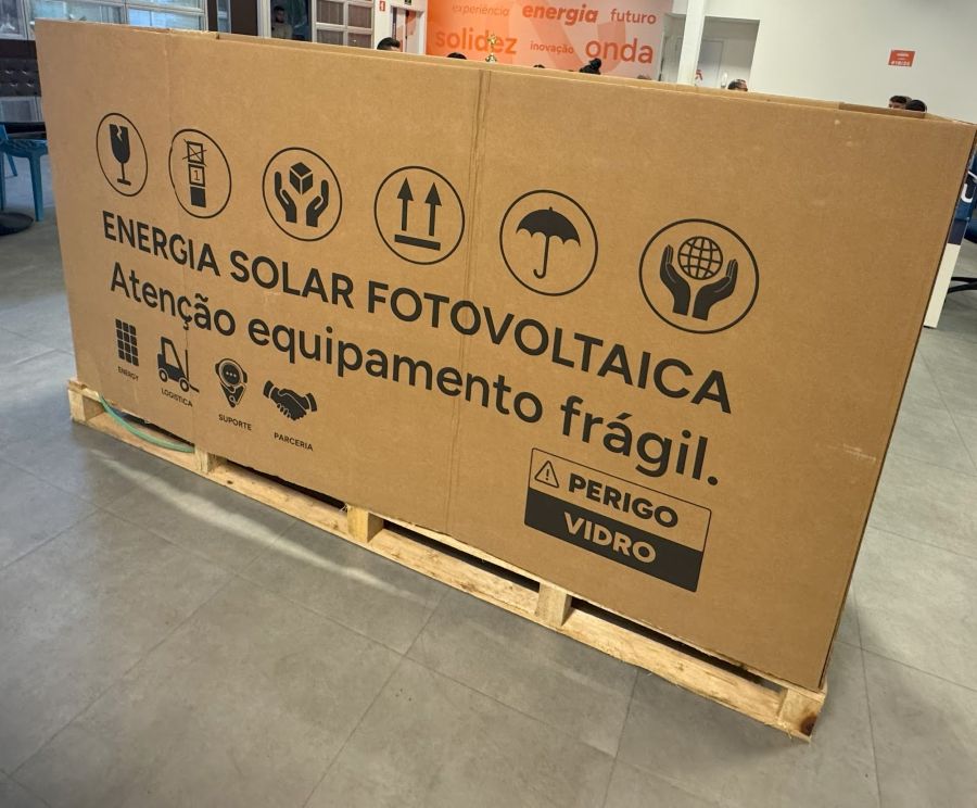 Kit para o transporte de módulos fotovoltaicos Kit para o transporte de módulos fotovoltaicos