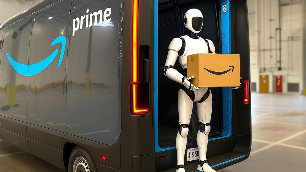 Robôs humanoides da Amazon