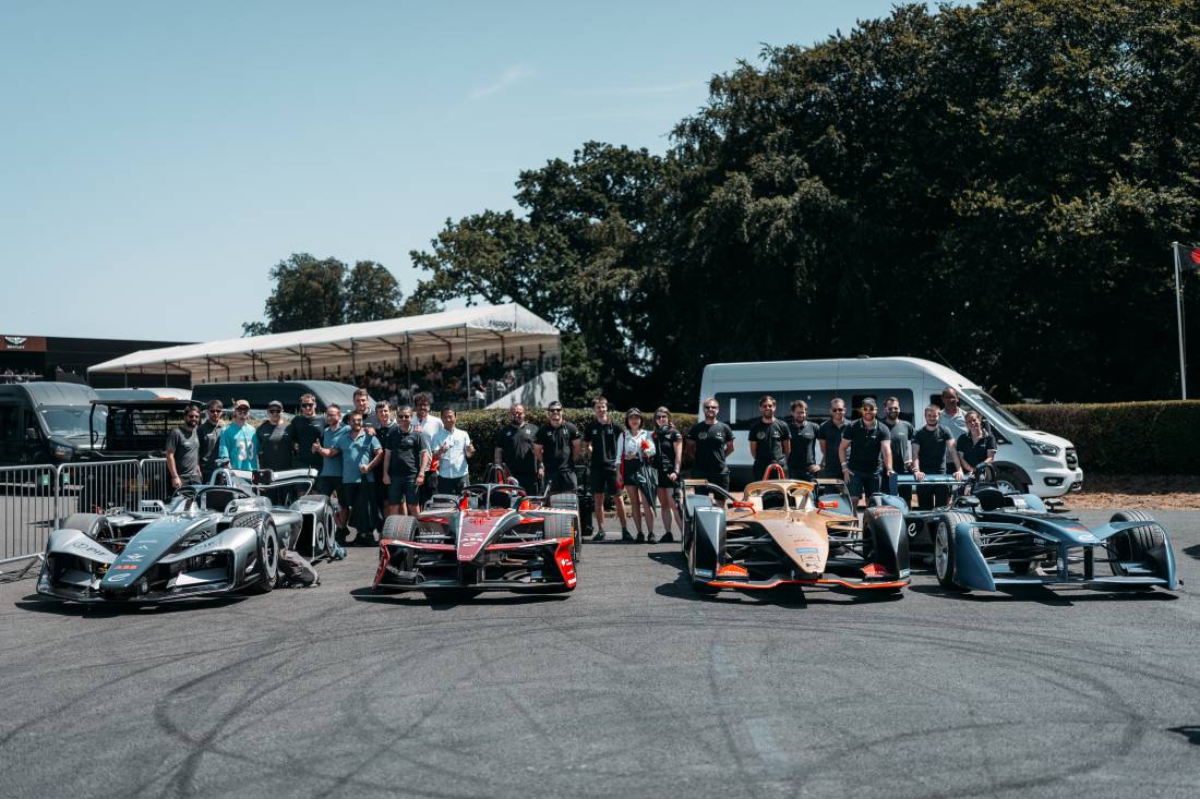 Fórmula E estreia GEN4 no Festival de Goodwood