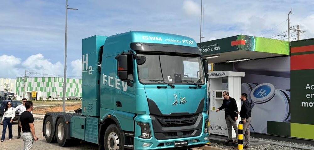 GWM abastece caminhão a hidrogênio pela primeira