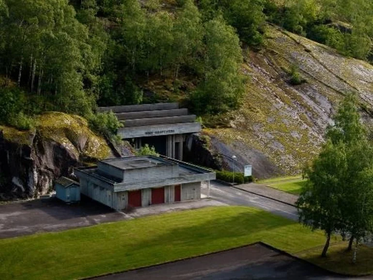 Usina hidrelétrica de Sima, em Eidfjord, Noruega