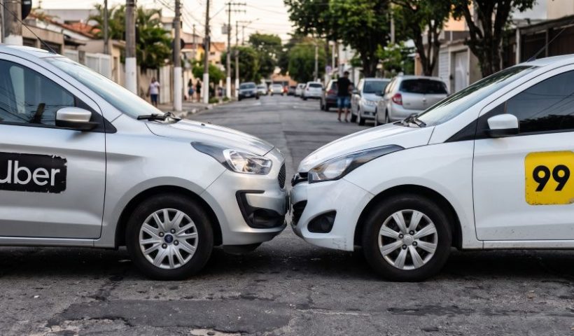 Quem tem mais elétricos nas ruas: 99 ou Uber?
