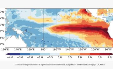 El Niño pode se manter entre forte e muito forte até 2027