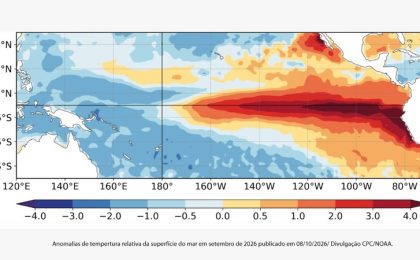 El Niño pode se manter entre forte e muito forte até 2027